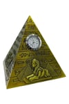 MısırDünyadan HediyelerDNY-SA-0498Keskin Hediyelik Eşya Ve TekstilAntik Mısır Piramit Saatli Metal Dekoratif Hediyelik Biblo 10x11cm