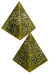 MısırDünyadan HediyelerDNY-SA-0498Keskin Hediyelik Eşya Ve TekstilAntik Mısır Piramit Saatli Metal Dekoratif Hediyelik Biblo 10x11cm