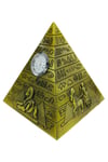MısırDünyadan HediyelerDNY-SA-0498Keskin Hediyelik Eşya Ve TekstilAntik Mısır Piramit Saatli Metal Dekoratif Hediyelik Biblo 10x11cm