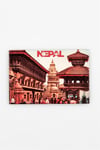 NepalDünyadan HediyelerAHŞPKRTPSTL-3117Keskin Hediyelik Eşya Ve TekstilNepal Temalı Ahşap Kartpostal Magnet