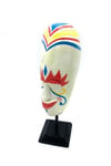 NijeryaDünyadan HediyelerMSK-003Keskin Hediyelik Eşya Ve TekstilStantlı Beyaz Mask Totem El Yapımı 30 cm