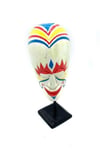 NijeryaDünyadan HediyelerMSK-003Keskin Hediyelik Eşya Ve TekstilStantlı Beyaz Mask Totem El Yapımı 30 cm