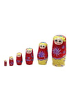 RusyaDünyadan HediyelerAHŞPMTRŞK-01Keskin Hediyelik Eşya Ve TekstilAhşap Matruşka Bebek 6 lı Set Kırmızı Renkli