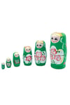 RusyaDünyadan HediyelerAHŞPMTRŞK-02Keskin Hediyelik Eşya Ve TekstilAhşap Matruşka Bebek 6 lı Set Yeşil