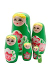 RusyaDünyadan HediyelerAHŞPMTRŞK-02Keskin Hediyelik Eşya Ve TekstilAhşap Matruşka Bebek 6 lı Set Yeşil