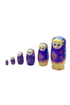 RusyaDünyadan HediyelerAHŞPMTRŞK-03Keskin Hediyelik Eşya Ve TekstilAhşap Matruşka Bebek 6 lı Set Mor