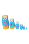 RusyaDünyadan HediyelerAHŞPMTRŞK-04Keskin Hediyelik Eşya Ve TekstilAhşap Matruşka Bebek 6 lı Set Mavi