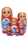 RusyaDünyadan HediyelerDNY-4ALY8771Keskin Hediyelik Eşya Ve TekstilAhşap Matruşka Bebek Yedili Set Kırmızı