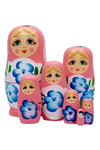 RusyaDünyadan HediyelerDNY-4ALY877Keskin Hediyelik Eşya Ve TekstilAhşap Matruşka Bebek Yedili Set Pembe