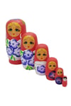 RusyaDünyadan HediyelerDNY-HDYELTMBKR06Keskin Hediyelik Eşya Ve TekstilAhşap Matruşka Bebek Altılı Set Kırmızı