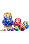 RusyaDünyadan HediyelerDNY-HDYKSK5380Keskin Hediyelik Eşya Ve TekstilOnlu Ahşap Matruşka Bebek Seti Tombul 15cm Renkli 10 Parça T15