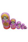RusyaDünyadan HediyelerDNY-HDYMTRSK6MRKeskin Hediyelik Eşya Ve TekstilAhşap Matruşka Bebek Renkli Büyük Altılı Set Mor