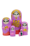 RusyaDünyadan HediyelerDNY-HDYMTRSK6MRKeskin Hediyelik Eşya Ve TekstilAhşap Matruşka Bebek Renkli Büyük Altılı Set Mor