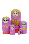 RusyaDünyadan HediyelerDNY-HDYMTRSK6MRKeskin Hediyelik Eşya Ve TekstilAhşap Matruşka Bebek Renkli Büyük Altılı Set Mor