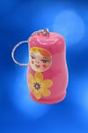 RusyaDünyadan HediyelerDNY-HDYOZGPM5Keskin Hediyelik Eşya Ve TekstilAhşap Matruşka Bebek Anahtarlık Pembe 5cm Büyük Boy