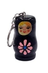 RusyaDünyadan HediyelerDNY-HDYOZGSY5Keskin Hediyelik Eşya Ve TekstilAhşap Matruşka Bebek Anahtarlık Siyah 5cm Büyük Boy