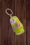 RusyaDünyadan HediyelerDNY-HDYOZGYS5Keskin Hediyelik Eşya Ve TekstilAhşap Matruşka Bebek Anahtarlık Yeşil 5cm Büyük Boy
