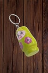 RusyaDünyadan HediyelerDNY-HDYOZGYS5Keskin Hediyelik Eşya Ve TekstilAhşap Matruşka Bebek Anahtarlık Yeşil 5cm Büyük Boy