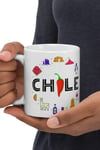 ŞiliDünyadan HediyelerDNY-HDMUGB36Keskin Hediyelik Eşya Ve TekstilŞili Kupa Bardak 2 Adet Seyahat Hatıra Chile Mug