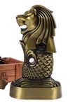 SingapurDünyadan HediyelerDNY-HD100862Keskin Hediyelik Eşya Ve TekstilVintage Metal Singapur Merlion Biblo Antik Bronz 16 cm