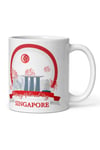 SingapurDünyadan HediyelerDNY-HDMUGB25Keskin Hediyelik Eşya Ve TekstilSingapur Kupa Bardak 2 Adet Seyahat Hatıra Singapore Mug