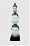 TaylandDünyadan HediyelerBHN10555Keskin Hediyelik Eşya Ve TekstilShakyamuni Amitabha Üçlü Buda Kafası Biblo 30cm