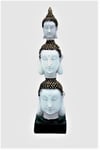 TaylandDünyadan HediyelerBHN10555Keskin Hediyelik Eşya Ve TekstilShakyamuni Amitabha Üçlü Buda Kafası Biblo 30cm
