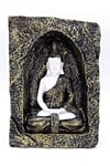 TaylandDünyadan HediyelerDNY-HD100247Keskin Hediyelik Eşya Ve TekstilDekoratif Meditasyon Buda Tealight Mumluk Beyaz