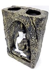 TaylandDünyadan HediyelerDNY-HD100247Keskin Hediyelik Eşya Ve TekstilDekoratif Meditasyon Buda Tealight Mumluk Beyaz