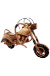 TaylandDünyadan HediyelerDNY-HD100889Keskin Hediyelik Eşya Ve TekstilDekoratif Motosiklet El Yapımı Ağaç Tayland Motor 32 cm