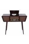 TürkiyeCrown WellDNY-HDYC0999Keskin Hediyelik Eşya Ve TekstilGramofon Nostaljik Ahşap Standlı Pikap Plakçalar Radyo Bluetooth Usb 100cm C0999