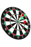 TürkiyeDünyadan Hediyeler6ALY716Keskin Hediyelik Eşya Ve TekstilÇift Taraflı Dart Tahtası ve 4 Adet Metal Uçlu Ok 30cm Bullseye