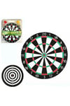 TürkiyeDünyadan Hediyeler6ALY716Keskin Hediyelik Eşya Ve TekstilÇift Taraflı Dart Tahtası ve 4 Adet Metal Uçlu Ok 30cm Bullseye