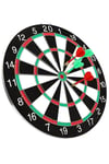 TürkiyeDünyadan Hediyeler6ALY716Keskin Hediyelik Eşya Ve TekstilÇift Taraflı Dart Tahtası ve 4 Adet Metal Uçlu Ok 30cm Bullseye