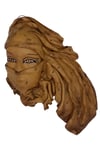 TürkiyeDünyadan HediyelerDNY-HD100529Keskin Hediyelik Eşya Ve TekstilEl Yapımı Kösele Deri Mask Gizemli Kadın 23cm Maske Duvar Dekoru