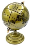 TürkiyeDünyadan HediyelerDNY-HD100864Keskin Hediyelik Eşya Ve TekstilVintage Metal Dünya Küre Biblo Antik Bronz 12 cm