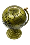 TürkiyeDünyadan HediyelerDNY-HD100864Keskin Hediyelik Eşya Ve TekstilVintage Metal Dünya Küre Biblo Antik Bronz 12 cm