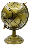 TürkiyeDünyadan HediyelerDNY-HD100864Keskin Hediyelik Eşya Ve TekstilVintage Metal Dünya Küre Biblo Antik Bronz 12 cm