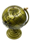 TürkiyeDünyadan HediyelerDNY-HD100864Keskin Hediyelik Eşya Ve TekstilVintage Metal Dünya Küre Biblo Antik Bronz 12 cm