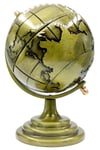 TürkiyeDünyadan HediyelerDNY-HD100864Keskin Hediyelik Eşya Ve TekstilVintage Metal Dünya Küre Biblo Antik Bronz 12 cm