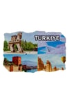 TürkiyeDünyadan HediyelerDNY-HD101185Keskin Hediyelik Eşya Ve TekstilTürkiye Temalı Fresco Magnet