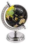 TürkiyeDünyadan HediyelerDNY-HD4156-BKeskin Hediyelik Eşya Ve TekstilMetal Ayaklı Dekoratif Dünya Küre 12.5 x 22 cm 4156-B Siyah
