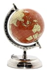 TürkiyeDünyadan HediyelerDNY-HD4156-WPKeskin Hediyelik Eşya Ve TekstilMetal Ayaklı Dekoratif Dünya Küre 12.5 x 22 cm 4156-WP Turuncu