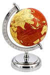 TürkiyeDünyadan HediyelerDNY-HD4156-WPKeskin Hediyelik Eşya Ve TekstilMetal Ayaklı Dekoratif Dünya Küre 12.5 x 22 cm 4156-WP Turuncu