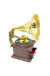 TürkiyeDünyadan HediyelerDNY-HDALK2574Keskin Hediyelik Eşya Ve TekstilGramofon Müzik Kutusu Kurmalı ve Çekmeceli 26cm