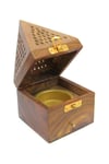TürkiyeDünyadan HediyelerDNY-HDH0078Keskin Hediyelik Eşya Ve TekstilKonik Tütsü Yakma Kutusu Ahşap Piramit 16cm