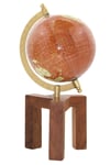 TürkiyeDünyadan HediyelerDNY-HDSL933-BRKeskin Hediyelik Eşya Ve TekstilDekoratif Dünya Küre 12x27 cm SL933-BR Turuncu