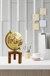 TürkiyeDünyadan HediyelerDNY-HDSL933-PKeskin Hediyelik Eşya Ve TekstilDekoratif Dünya Küre 12x27 cm SL933-P Sarı