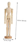 TürkiyeDünyadan HediyelerDNY-HDYKSK30ESKZKeskin Hediyelik Eşya Ve TekstilEskiz Mankeni Ahşap Model 30 cm Manken Modelling