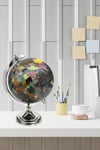 TürkiyeDünyadan HediyelerDNY-HDYKSKN179SKeskin Hediyelik Eşya Ve TekstilDekoratif Dünya Küre Siyah Ev Ofis Hediye N179 18x30x43cm